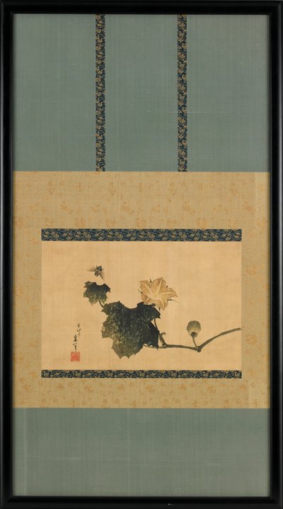 Kürbisranke und Pferdefliege, ca. 1825-1833 von Katsushika Hokusai