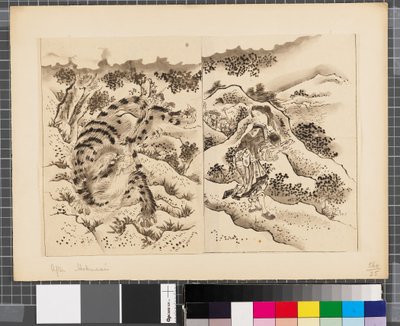 Szenen aus dem Krieg zwischen Japan und Korea, Ende des 18. bis erste Hälfte des 19. Jahrhunderts von Katsushika Hokusai