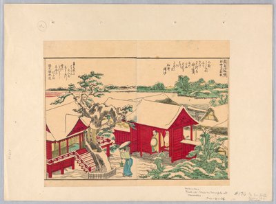 Shinto-Tempel in Masashi von Katsushika Hokusai