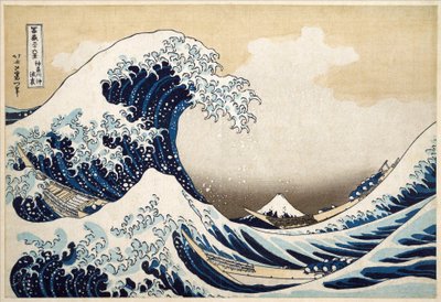 Die große Welle vor Kanagawa aus der Serie 