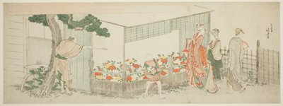 Die Pfingstrosenschau von Katsushika Hokusai