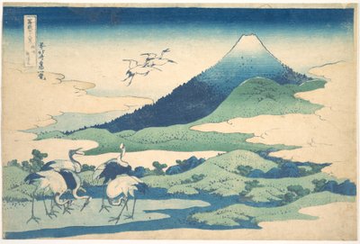 Umezawa-Anwesen in der Provinz Sagami, aus der Serie Sechsunddreißig Ansichten des Berges Fuji von Katsushika Hokusai