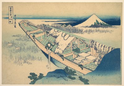 Ushibori in der Provinz Hitachi, aus der Serie Sechsunddreißig Ansichten des Berges Fuji von Katsushika Hokusai