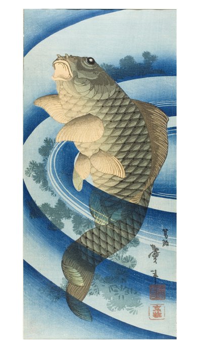 Karpfen von Katsushika II (fl.1820-50) Taito