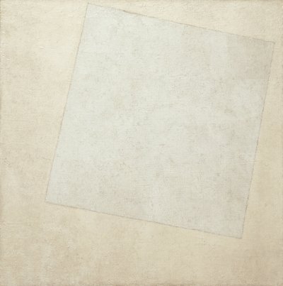 Suprematistische Komposition: Weiß auf Weiß von Kazimir Severinovich Malevich