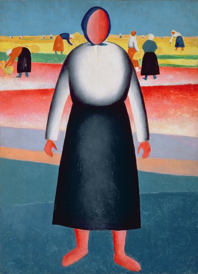 Die Ernte, Studie für ein Gemälde, 1928-32 von Kazimir Severinovich Malevich