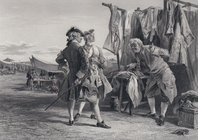 Illustration zu Der Pirat von Sir Walter Scott (Stich) von Keeley Halswelle
