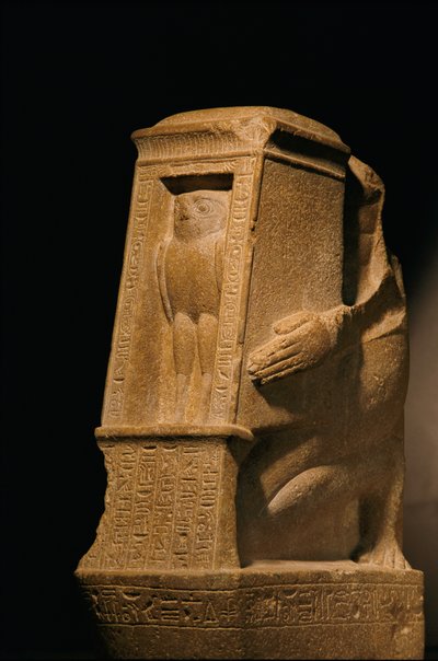 Kopflose Statue von Sebty aus Quarzit, Neues Reich, 2002 (Foto) von Kenneth Garrett