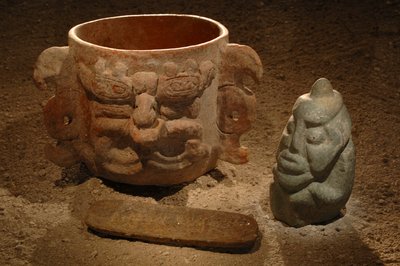 Maya; Maya-Wandmalereien; San Bartolo; Guatemala; Dr. Bill Saturno, 2002 von Kenneth Garrett