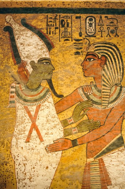 Wandmalerei im Grab von König Tutanchamun; Ägypten; Neues Reich; Tutanchamun; Tal der Könige von Kenneth Garrett