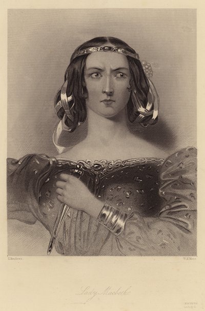 Shakespeare: Macbeth, Lady Macbeth, Akt 2, Szene 2 von Kenny Meadows
