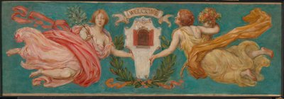 Studie für Wandgemälde im Hotel Manhattan, Frieden und Wohlstand, ca. 1901 von Kenyon Cox