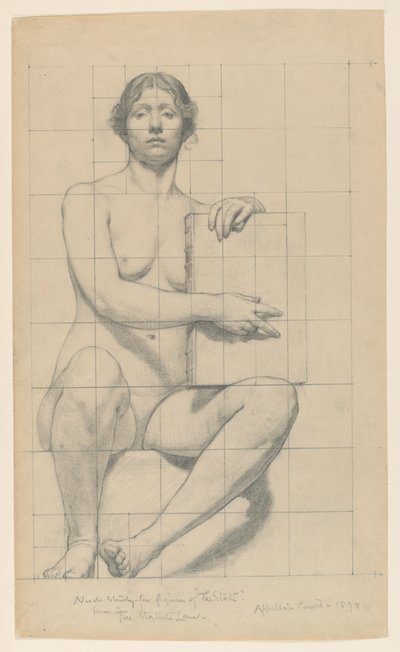 Studie für "Der Staat," "Die Herrschaft des Gesetzes," Appellate Division Court House, New York, NY von Kenyon Cox