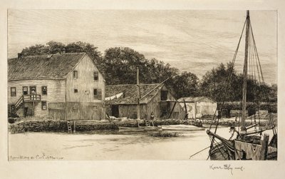 Cos Cob Hafen von Kerr Eby