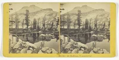 Mt. Hoffman, Yosemite, Kalifornien, 1855-75. Schöpfer: Kilburn Brothers, BW Kilburn von Kilburn Brothers, BW Kilburn