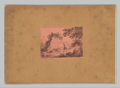 Umschlag mit Titelblatt mit Hügellandschaft von Kilian Ponheimer (I)