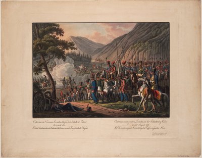 General Graf Alexander Ostermann-Tolstoy in der Schlacht von Kulm am 29. August 1813, 1813 von Kilian Ponheimer the Elder