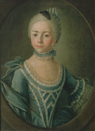 Porträt der Gräfin Sophie Matiuskina (1755-1796), 1763 von Kirill Inanovich Golovachevsky