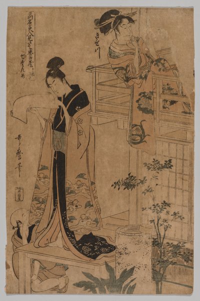 Kein Titel, 1753-1806 von Kitagawa Utamaro