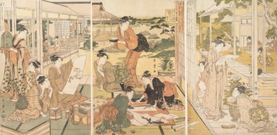 Die vier Errungenschaften Kinkishoga, ca. 1788-90 von Kitagawa Utamaro