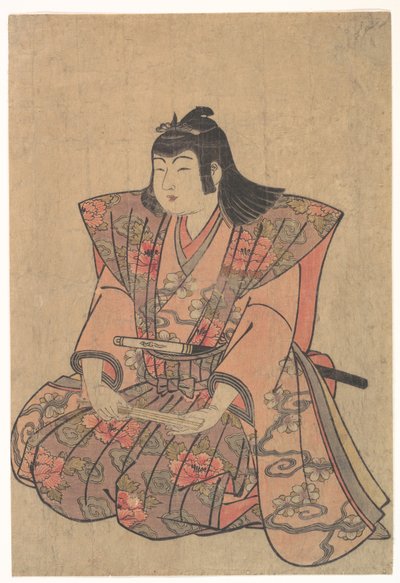 Ein singender Junge von Kitao Shigemasa
