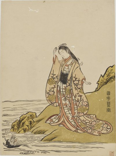 Ahornblatt-Betrachtung von Kitao Shigemasa