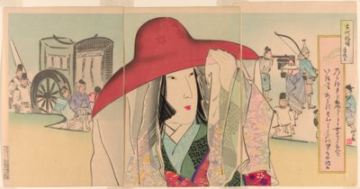Sei Shonagon, aus der Serie Ancient Patterns (Kodai moyo) von Kiyochika Kobayashi