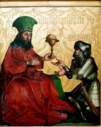 Abraham und Melchisedech von Konrad Witz