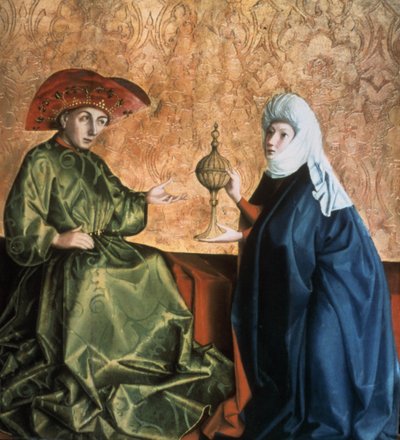 König Salomo und die Königin von Saba, 1435 von Konrad Witz