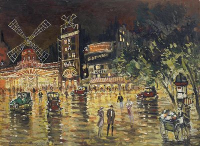 Das Moulin Rouge von Konstantin Alekseevich Korovin