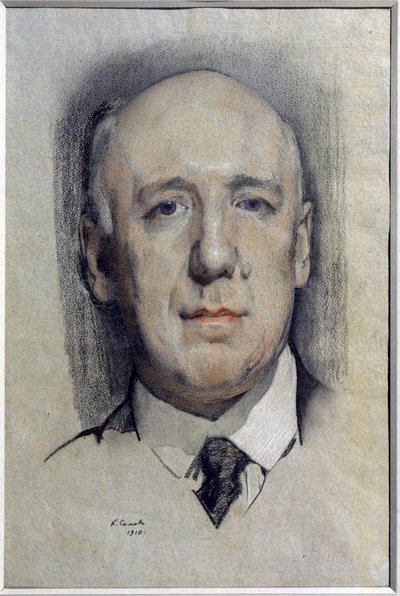 Porträt des Schriftstellers Fyodor Sologub (1863-1927) von Konstantin Andreevic Somov