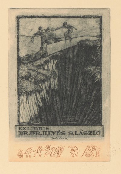 Ex Libris von Sándor László Illyés von Kornél Révész