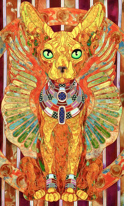 Mystische ägyptische Katze von Kostyantin Malginov