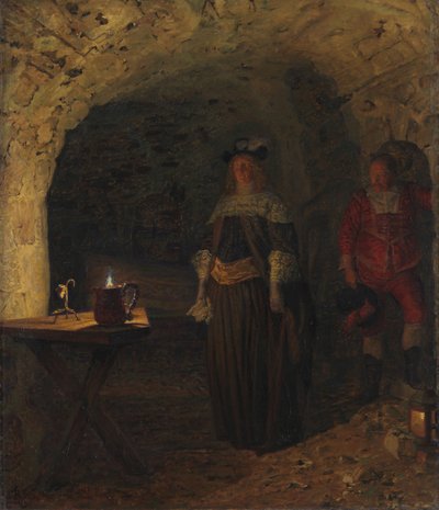 Leonora Christina, geführt von Frederik Ahlefeldt im Blauen Turm, 1893 von Kristian Zahrtmann