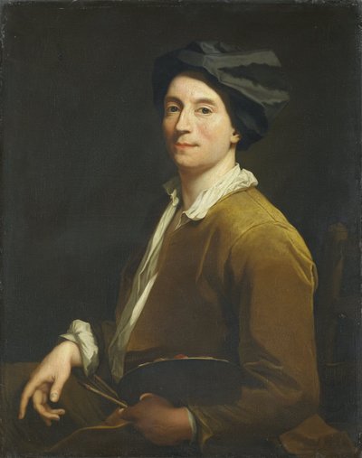 Porträt eines Malers von Krzysztof (1659-1729) Lubieniecki