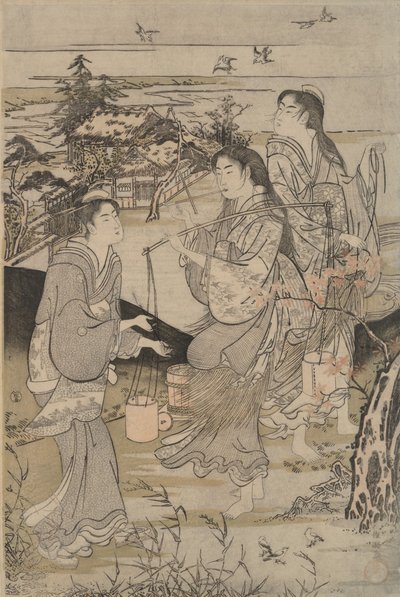 Kōya in der Provinz Ki-I und Noda in der Provinz Mutsu aus Sechs Juwelenflüsse von Kubo Shunman