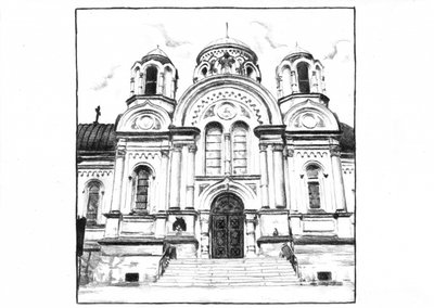Große Kirchenarchitektur von Kulik
