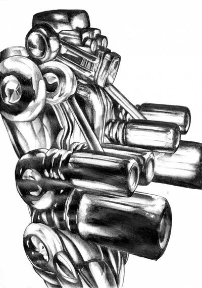 Reflektierende mechanische Komponenten von Kulik