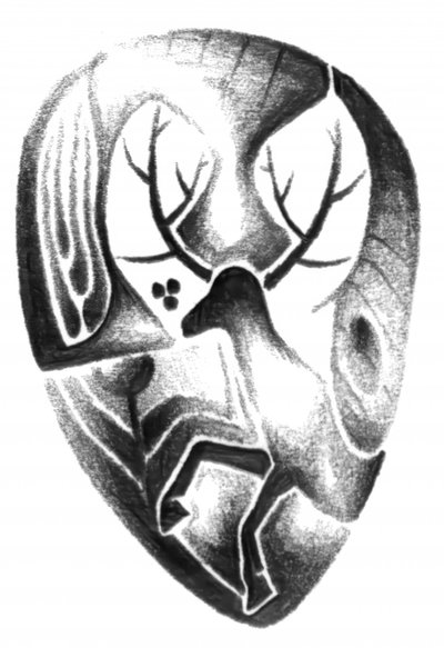 Laufender Waldhirsch von Kulik