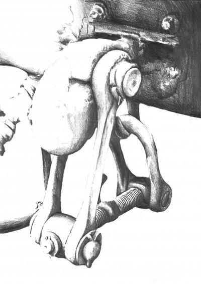 Vintage Mechanisches Detail von Kulik
