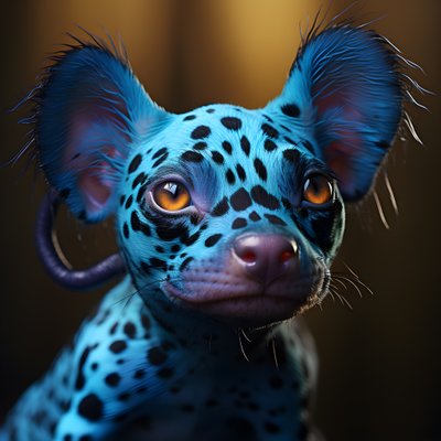 Einzelnes Alien, teils Giftpfeilfrosch, teils Hund 2 von Kurt Heppke