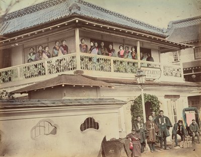 Geisha-Haus von Kusakabe Kimbei