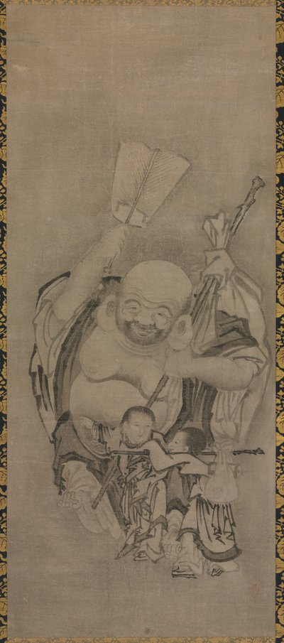 Hotei mit daoistischen Unsterblichen: Hotei, ca. 1575-1600 von Kyūseki Tomonobu