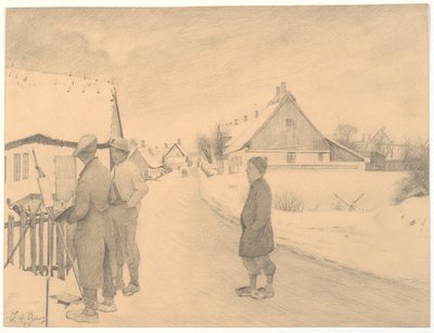 Der Maler im Dorf von Laurits Andersen Ring