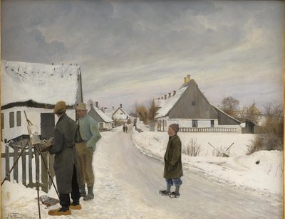 Der Maler im Dorf von Laurits Andersen Ring