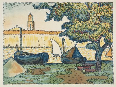 St. Tropez (Der Hafen von St. Tropez) von L
