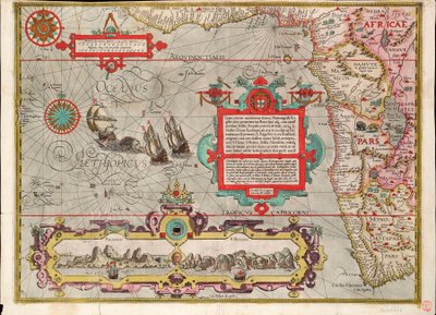 Karte der Guinea-Küste, Manicongo und Angola bis zum Kap der Guten Hoffnung von L. Davis
