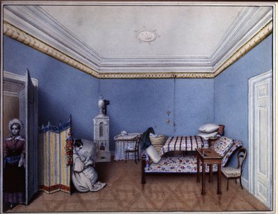 Im Schlafzimmer von L. Hern