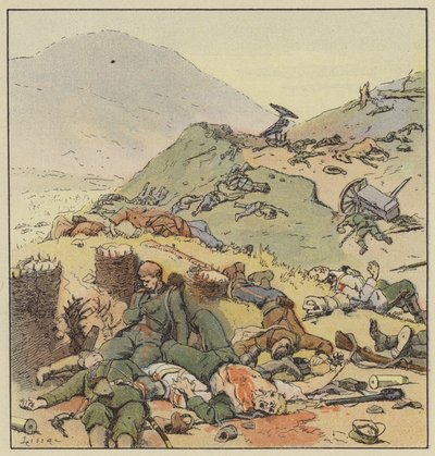 Von den Russen verlassener Graben, Liao-Yang von L. Malespine
