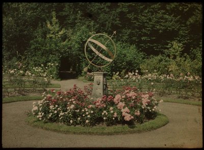 Sonnenuhr im Garten des Hauses Kersbergen, Zeist von Lambertus Hendrik van Berk